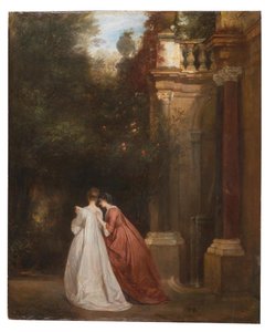 In the Colonna Garden in Rome by Ludwig von Hagn
